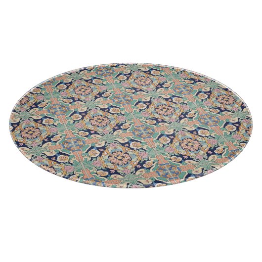 Farbiges Fliesendesign Schneidebrett (Ecke)