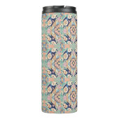 Farbiges Fliesendesign Thermosbecher (Rückseite)