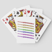 Farbiges Fluggerät Spielkarten (Rückseite)