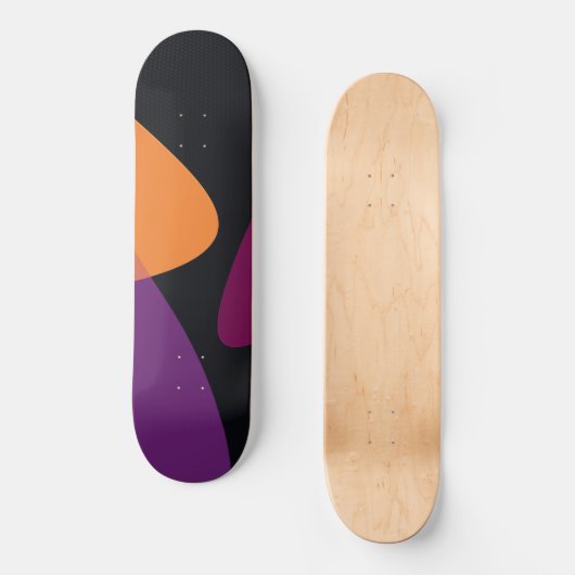Farbiges Fluid Skateboard (Vorderseite)
