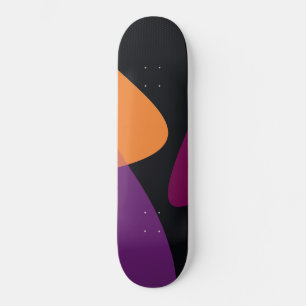 Farbiges Fluid Skateboard