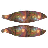 Farbiges fluoreszierendes Abstraktes trippy-Brown- Basketball (Panele)