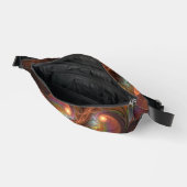 Farbiges fluoreszierendes Abstraktes trippy-Brown- Bauchtasche (Offen)