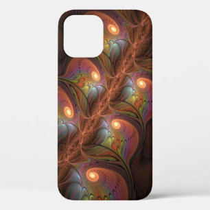 Farbiges fluoreszierendes Abstraktes trippy-Brown- Case-Mate iPhone Hülle