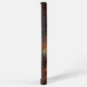 Farbiges fluoreszierendes Abstraktes trippy-Brown- Samsung Galaxy Hülle (Rechte Seite)