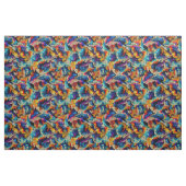 Farbiges Flüssig-Tinte-Abstraktionsmuster Stoff (Yard (91,4 cm))