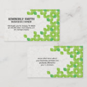 Farbiges Folientmuster | Natürlich Visitenkarte (Vorne/Hinten)