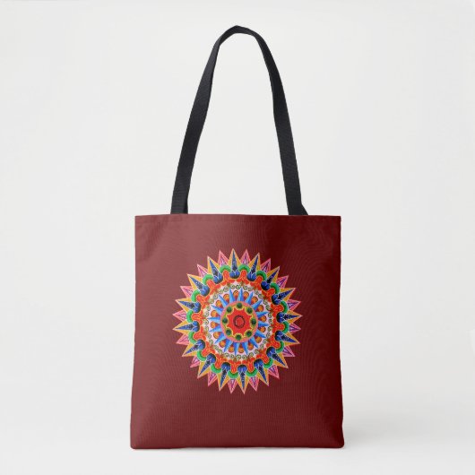 Farbiges Folklore-Design Tasche (Vorderseite)