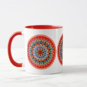 Farbiges Folklore-Design Tasse (Links)