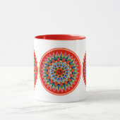 Farbiges Folklore-Design Tasse (Zentrum)