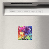 Farbiges Foto für Blume Magnet (In Situ (Geschirrspüler))