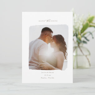 Farbiges Foto Save the Date