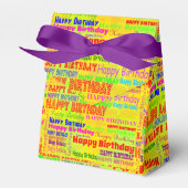 Farbiges Foto und guter Geburtstag Geschenkschachtel (Vorderseite)