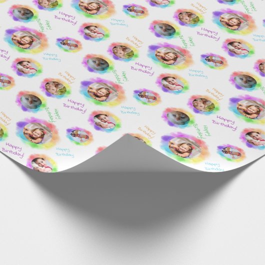 Farbiges Foto von HAMbWG Geschenkpapier (Ecke)