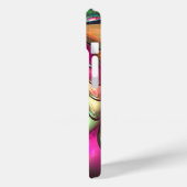 Farbiges Fraktal Abstrakt Spiral Case-Mate iPhone Hülle (Rückseite / Links)
