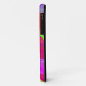 Farbiges Fraktal iPhone Case (Hinten/Links)