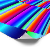 farbiges Fraktal Poster (Ecke)