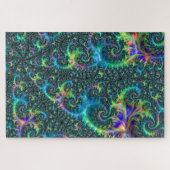 Farbiges Fraktal Puzzle (Horizontal)