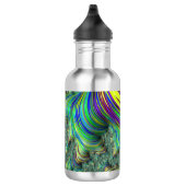 Farbiges Fraktal Trinkflasche (Rechts)