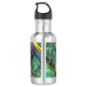 Farbiges Fraktal Trinkflasche (Rückseite)