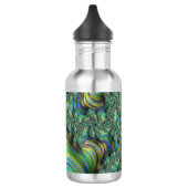 Farbiges Fraktal Trinkflasche (Links)