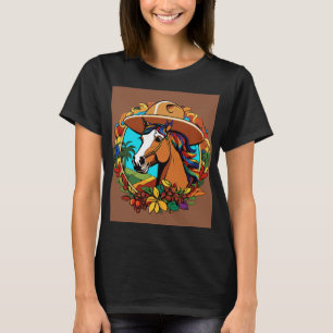Farbiges Frauenhemd für Tierliebhaber T-Shirt