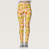 Farbiges Fruchtmuster Leggings (Vorderseite)