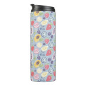Farbiges Fruchtmuster Monogram Thermosbecher (Nach rechts gedreht)