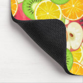 Farbiges Fruchtmuster Mousepad (Ecke)