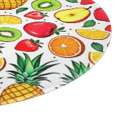 Farbiges Fruchtmuster Schneidebrett (Ecke)