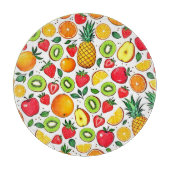 Farbiges Fruchtmuster Schneidebrett (Vorderseite)