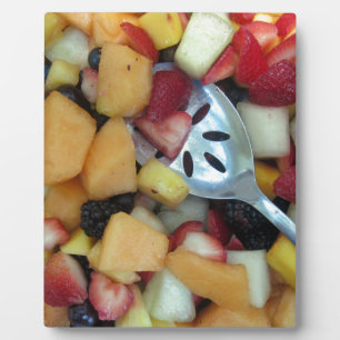 Farbiges Fruchtsortiment Fotoplatte