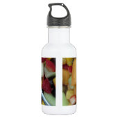 Farbiges Fruchtsortiment Trinkflasche (Rückseite)