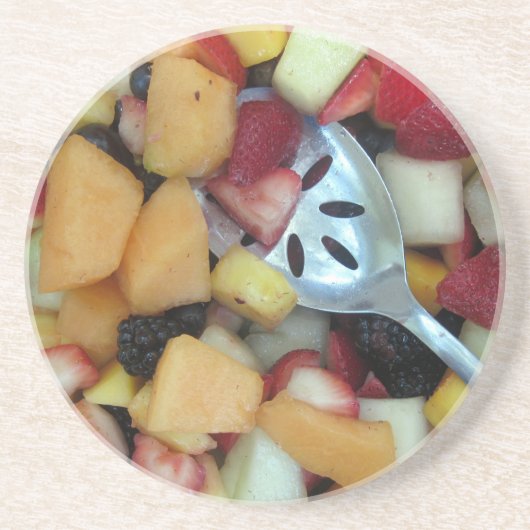 Farbiges Fruchtsortiment Untersetzer (Vorne)