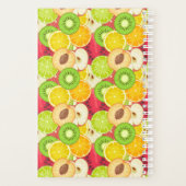 Farbiges Fun Frucht Muster Planer (Rückseite)