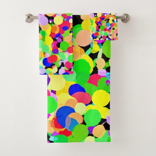 Farbiges Fusionsmuster Badhandtuch Set (Insitu)