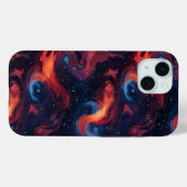 Farbiges Galaxiemuster Case-Mate iPhone Hülle (Rückseite (Horizontal))
