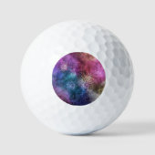 Farbiges Galaxiemuster Golfball (Vorderseite)
