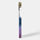 Farbiges Galaxiemuster iPhone Hülle (Linke Seite)