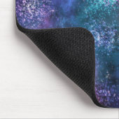 Farbiges Galaxiemuster Mousepad (Ecke)