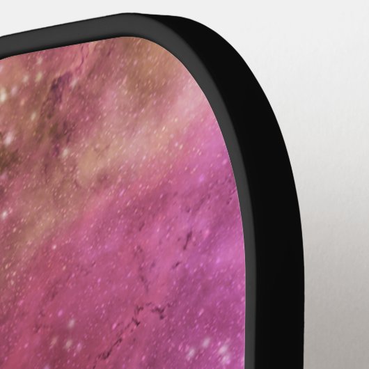 Farbiges Galaxiemuster Pickleball Schläger (Linke Seite)