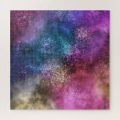 Farbiges Galaxiemuster Puzzle (Horizontal)