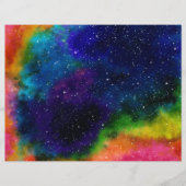 Farbiges Galaxiepapier (Vorderseite)
