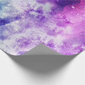 Farbiges Galaxy Wrapping Paper Geschenkpapier (Ecke)