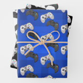 Farbiges Gamer-Videospiel Geschenkpapier Set (Beispiel)