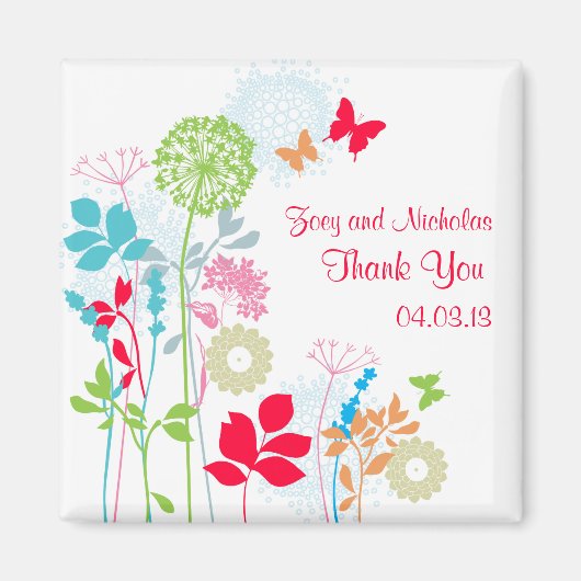 Farbiges Gartenmagnet Magnet (Vorne)