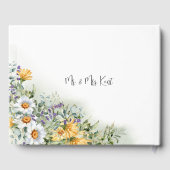 Farbiges Gästebuch der Wildblume (Rückseite)