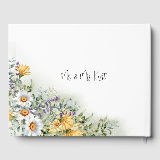 Farbiges Gästebuch der Wildblume (Rückseite)