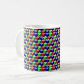 Farbiges Gebäude blockiert Thunder_Cove 3-D Kaffeetasse (Vorderseite Links)