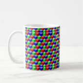 Farbiges Gebäude blockiert Thunder_Cove 3-D Kaffeetasse (Links)